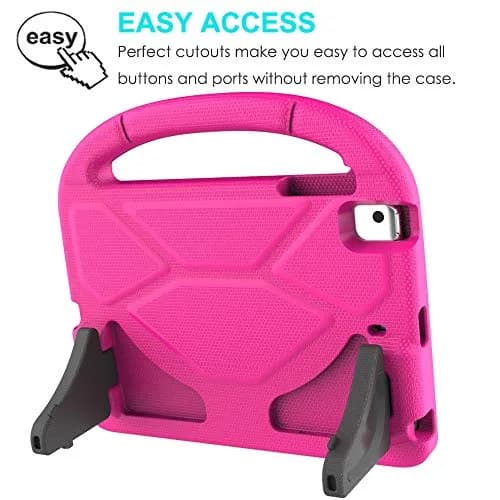 Suplik Kids Case for iPad Mini 1/2/3/4/5 (7.9") with 2 Screen Protectors | Durable Shockproof Handle Stand Cover thumbnail 6