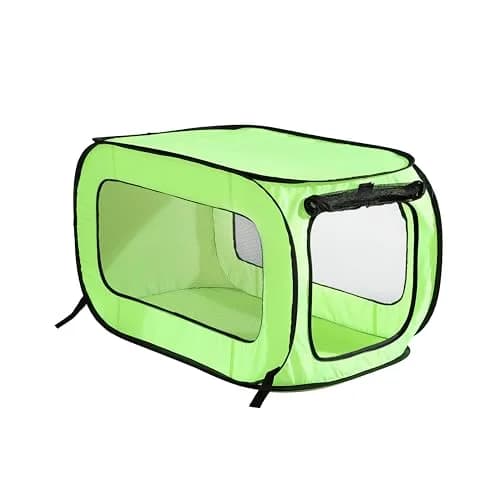 Beatrice Home Fashions Animal Cage 32.5"L x 19.5"W x 19.5"H | Collapsible Travel Kennel thumbnail 1