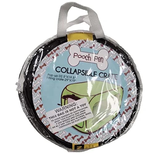 Beatrice Home Fashions Animal Cage 32.5"L x 19.5"W x 19.5"H | Collapsible Travel Kennel thumbnail 7