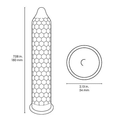 LELO HEX Original Ultra Thin Condoms 54mm (12 Count) | Increased Strength, Natural Latex thumbnail 6