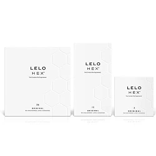 LELO HEX Original Ultra Thin Condoms 54mm (12 Count) | Increased Strength, Natural Latex thumbnail 9