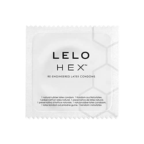 LELO HEX Original Ultra Thin Condoms 54mm (12 Count) | Increased Strength, Natural Latex thumbnail 2