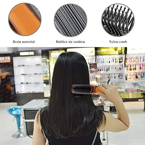 Ancable Folding Hair Brush with Mirror for Women, Mini Portable Detangling Brush 10.5cm (4.1 inches) | Wet & Dry Use thumbnail 6
