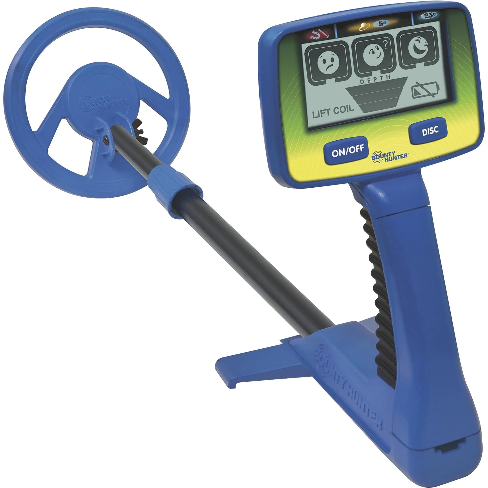 Bounty Hunter Junior T.I.D. Metal Detector for Kids | 6-inch Coil, Blue - main product image