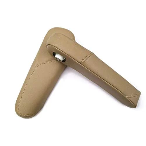 DKIIGAME Beige Leather Armrest Cover for Honda CR-V 07-09 | Premium Upholstery thumbnail 1