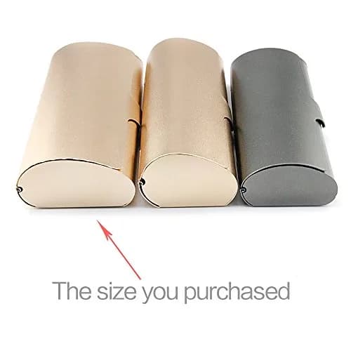 EZESO ESSENTIAL SKINCARE Hard Eyeglass Case for Men | Aluminum Alloy & Suede Lined, Gun Gray Large thumbnail 9