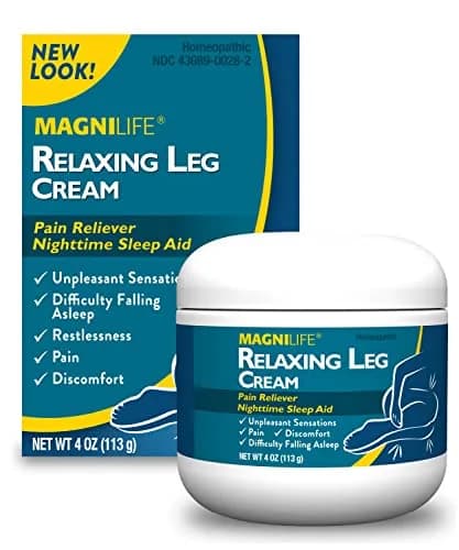 MagniLife Relaxing Leg Cream 4 Oz | Fast-Absorbing Lavender & Magnesium Bedtime Moisturizer thumbnail 1