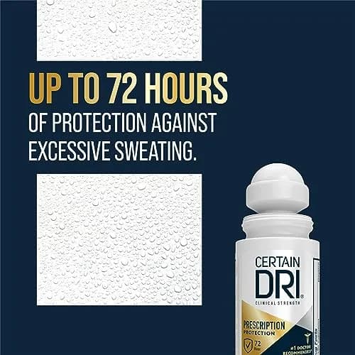 Certain Dri Prescription Strength Clinical Antiperspirant Roll-On 1.2 fl oz | 72-Hour Sweat & Odor Protection thumbnail 2