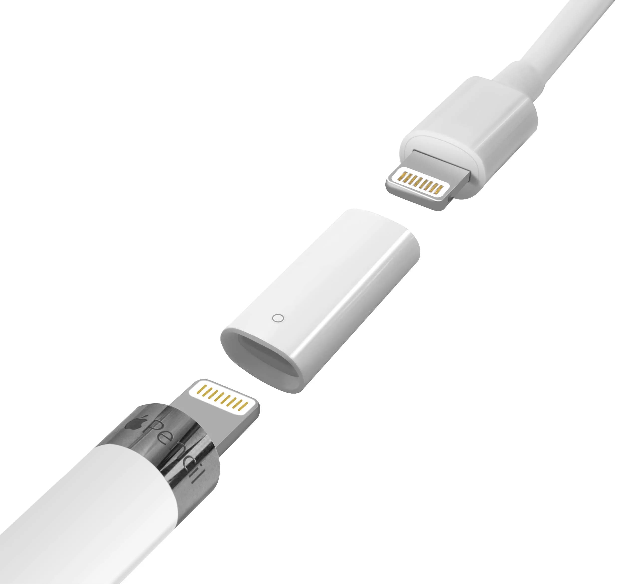 TechMatte Apple Pencil 1st Gen Charging Adapter | Female to Female Connector - view 2