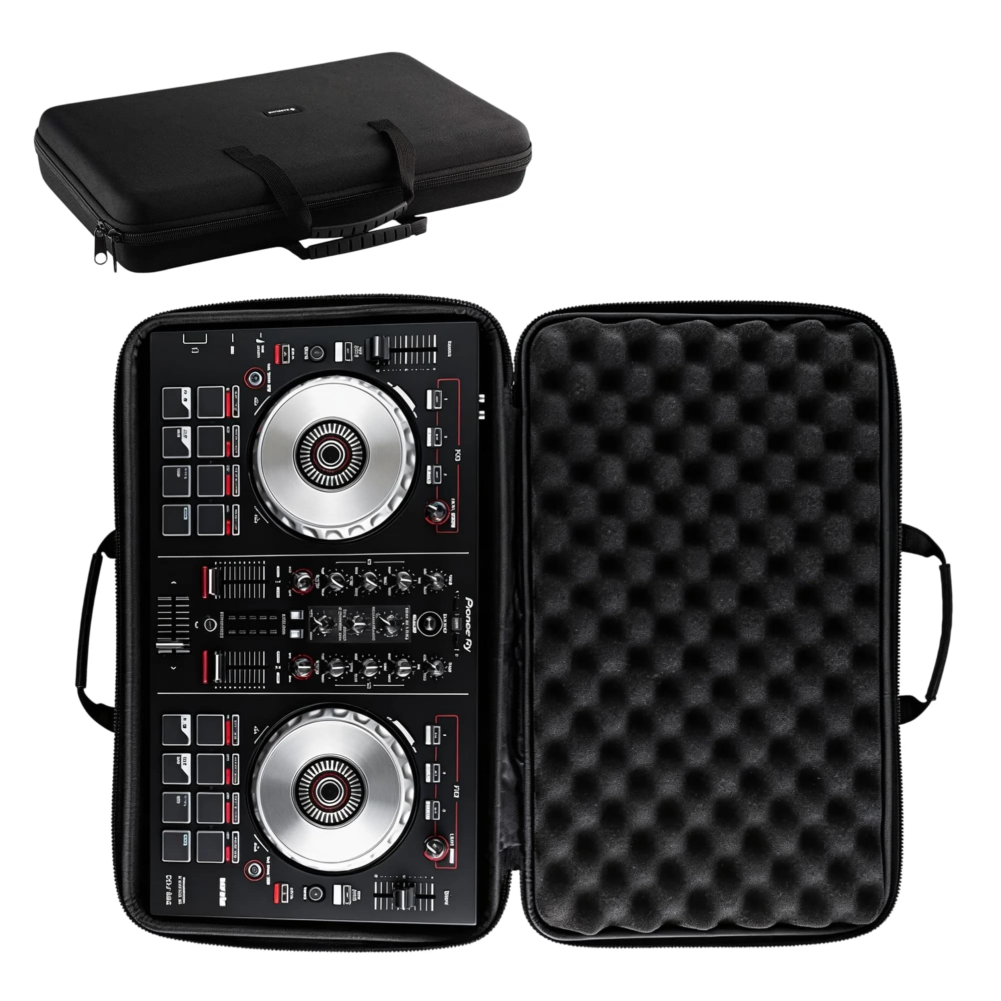 caseling Hard Case Fits Pioneer DJ DDJ-FLX4 2-Channel Controller | Rigid EVA Travel Organizer for DJ Gear