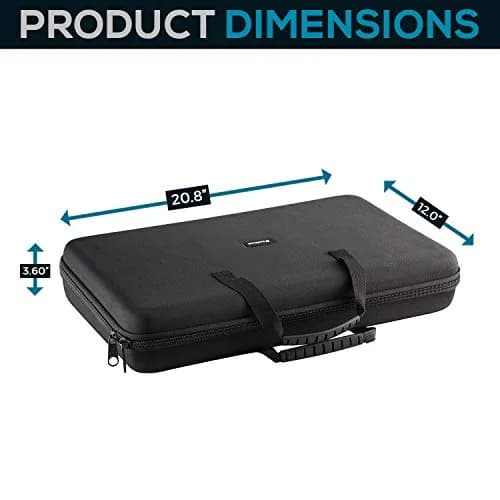 caseling Hard Case Fits Pioneer DJ DDJ-FLX4 2-Channel Controller | Rigid EVA Travel Organizer for DJ Gear thumbnail 4