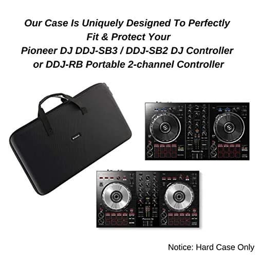 caseling Hard Case Fits Pioneer DJ DDJ-FLX4 2-Channel Controller | Rigid EVA Travel Organizer for DJ Gear thumbnail 3