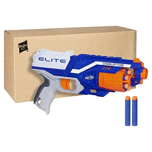 Nerf Disruptor Elite Blaster | 6-Dart Rotating Drum, Slam Fire, Fires Darts up to 27 meters thumbnail 2