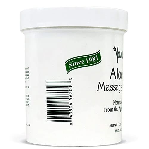Jasmine Aloe Vera Massage Cream 400 g | Deep Moisturizer & Anti-Aging Therapy with Organic Aloe Vera thumbnail 4