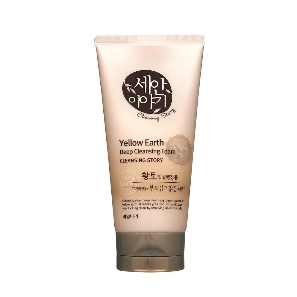 WELCOS Kwailnara Clay Deep Cleansing Foam - Yellow Clay | Gentle Deep Pore Cleanser for All Skin Types - main product image