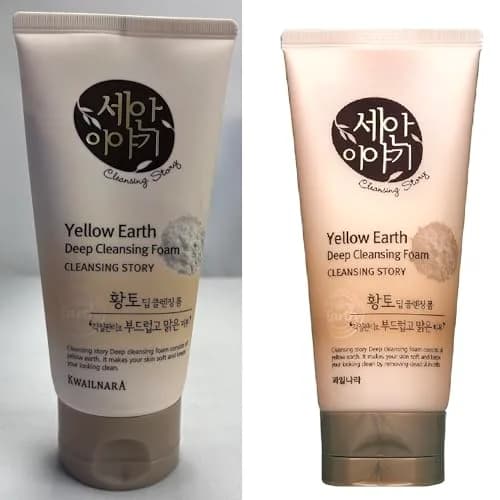 WELCOS Kwailnara Clay Deep Cleansing Foam - Yellow Clay | Gentle Deep Pore Cleanser for All Skin Types thumbnail 4