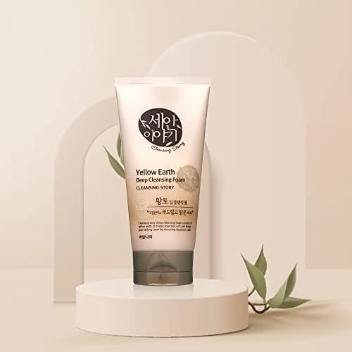 WELCOS Kwailnara Clay Deep Cleansing Foam - Yellow Clay | Gentle Deep Pore Cleanser for All Skin Types thumbnail 3