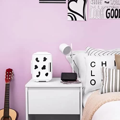 Cooluli Skincare Mini Fridge 4L Cow Print | Portable Cooler & Warmer for Beauty & Food thumbnail 5