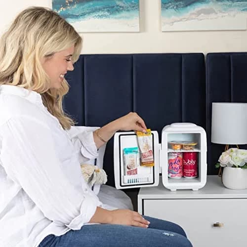 Cooluli Skincare Mini Fridge 4L Cow Print | Portable Cooler & Warmer for Beauty & Food thumbnail 7
