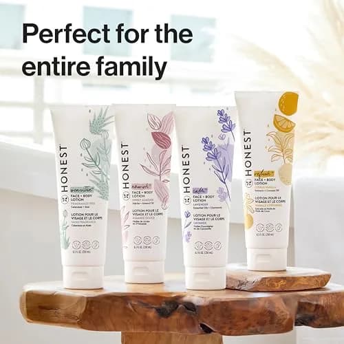 The Honest Company Face and Body Lotion, Lavender Calm, 251ml (8.5 fl oz) | Hypoallergenic, Dermatologist-Tested thumbnail 9
