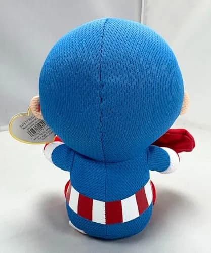 Ty Captain America Plush, Blue/Red/White | Superhero Teddy for Kids thumbnail 3