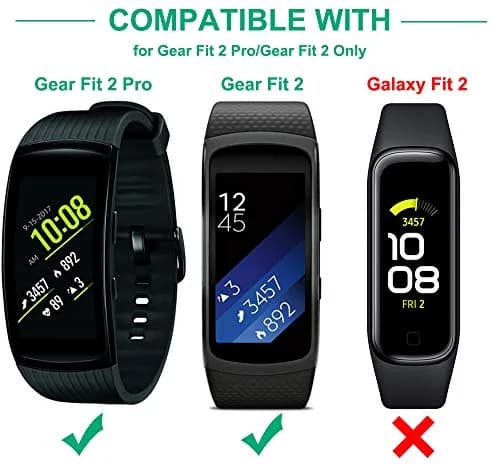 Kissmart Charger for Samsung Gear Fit 2 & Pro 1m (3.3ft) Black | USB Charging Cable for Smartwatch thumbnail 2