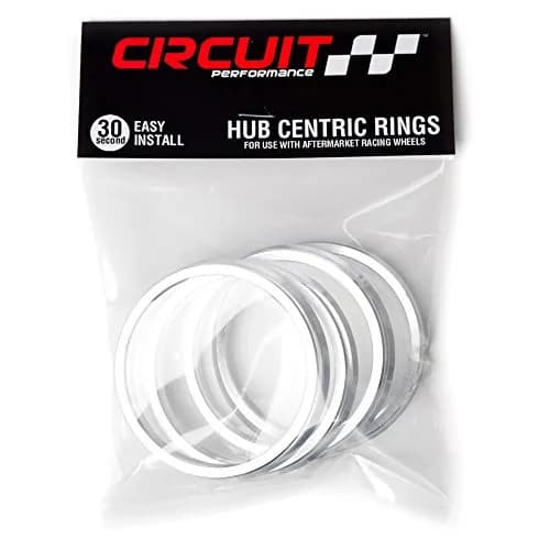 Circuit Performance Hub Centric Rings 73.1mm OD to 56.1mm ID Silver Aluminum | Vibration-Free Fit (70-120 chars) thumbnail 2