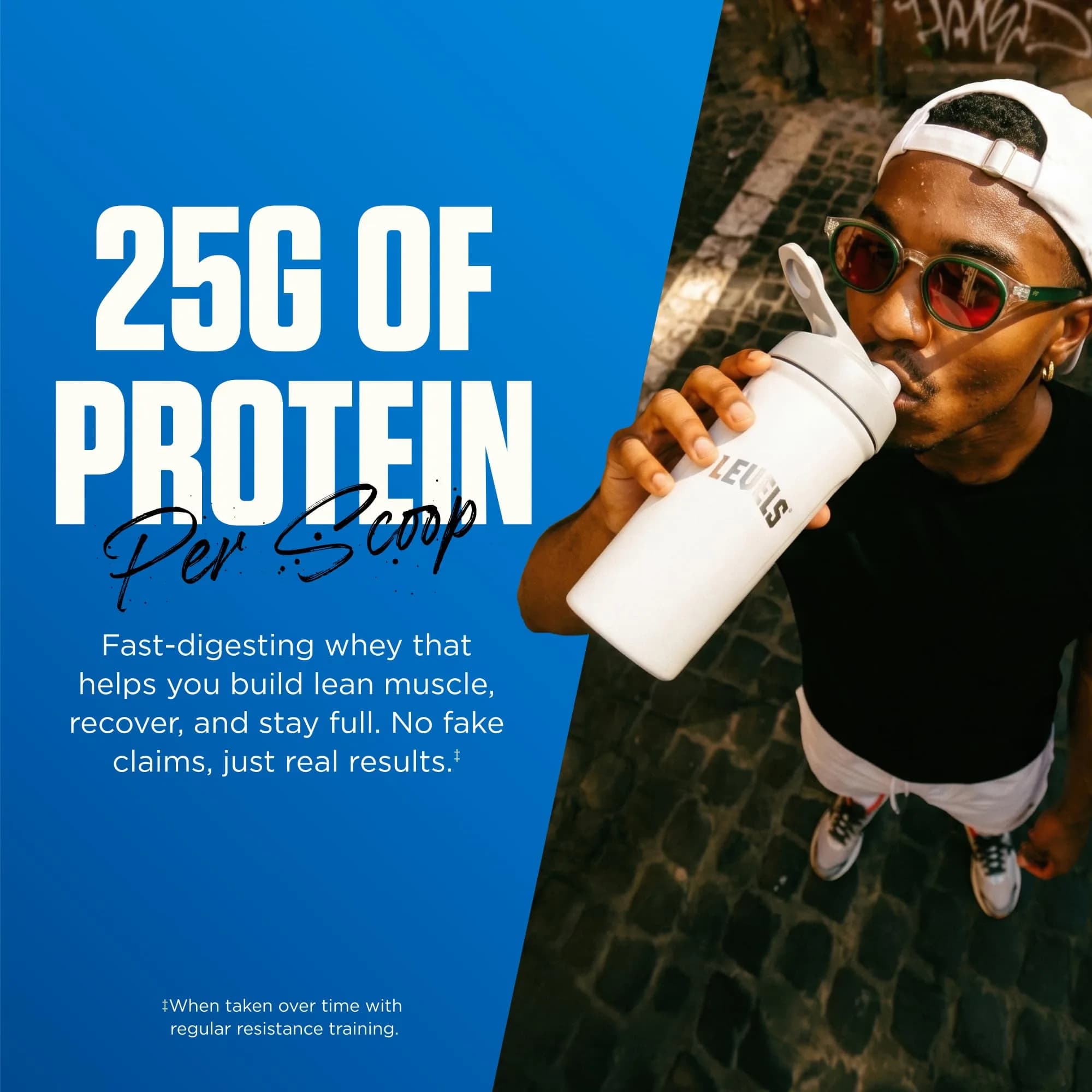 Levels Nutrition Unflavored Grass Fed Whey Protein Powder | 24G Protein, 5LB - view 5