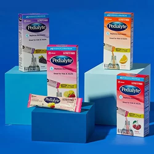 Pedialyte Electrolyte Powder Packets, 18ct | Fast Rehydration for Kids & Adults thumbnail 8