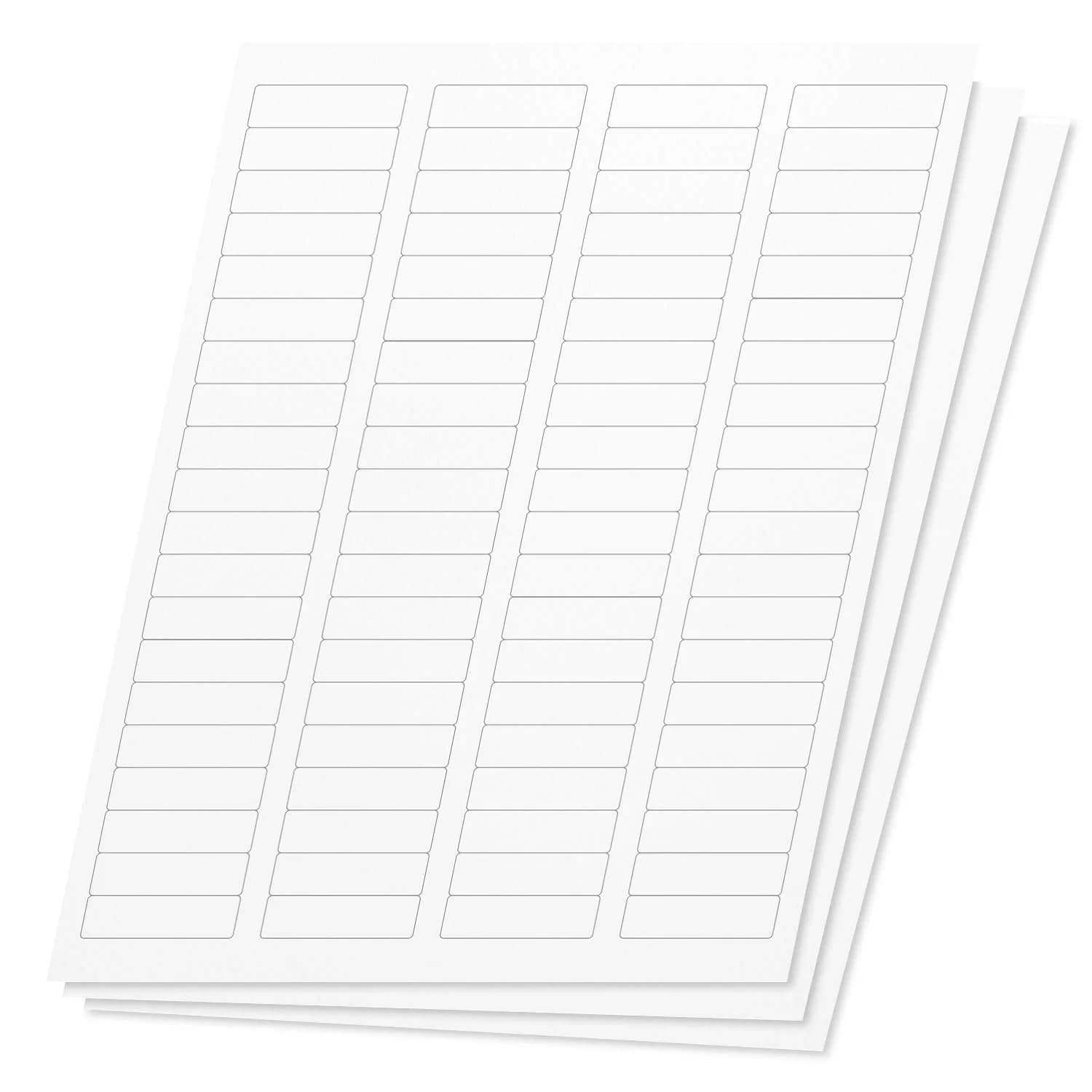 OfficeSmartLabels Blank Rectangular Address Labels 1.75 x 0.5 Inch (40000 Labels, 500 Sheets) | Bulk Pack for Laser & Inkjet Printers — 1.75 x 0.5 - 80UP | 500 sheets
