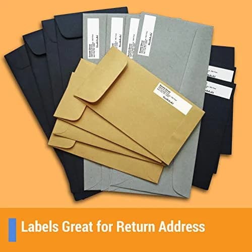 OfficeSmartLabels Blank Rectangular Address Labels 1.75 x 0.5 Inch (40000 Labels, 500 Sheets) | Bulk Pack for Laser & Inkjet Printers thumbnail 2