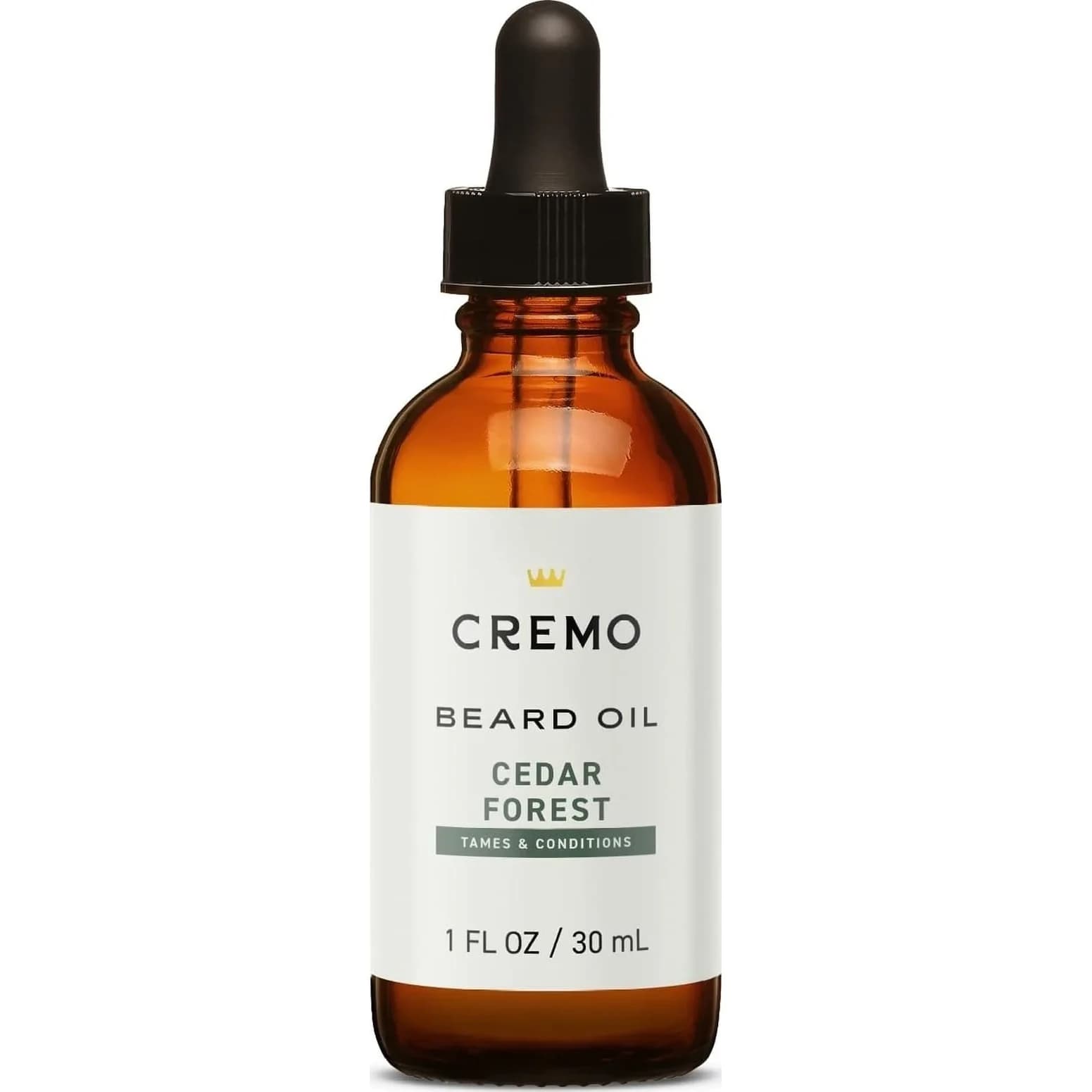 Cremo Beard Oil for Men, Cedar Forest, 29.57ml (1 Fl Oz) | Soothes Itchy Beards & Skin