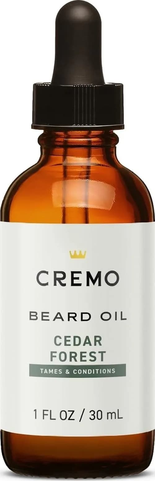 Cremo Beard Oil for Men, Casked Vanilla, 29.57ml (1 Fl Oz) | Soothes Dry Skin & Tames Beard Itch — Cedar Forest