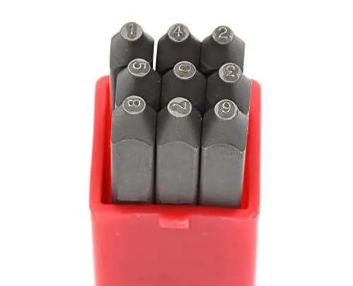 WKSTOOL Heavy Duty Steel Stamp Set 36pcs | Precise Metal & Leather Impressions, 1.5mm Letters & Numbers thumbnail 8