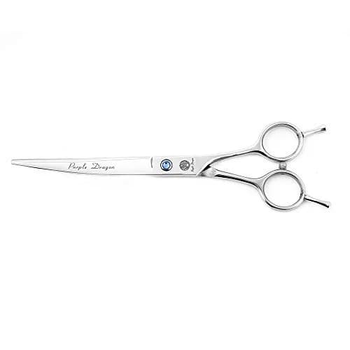 Purple Dragon Pet Grooming Scissors Set with Rhinestone Accent, 7" | Sharp, Durable, Professional thumbnail 4