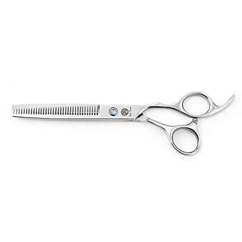 Purple Dragon Pet Grooming Scissors Set with Rhinestone Accent, 7" | Sharp, Durable, Professional thumbnail 3