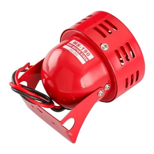 Baomain Alarm Sound Motor High Power Buzzer Siren DC 24V 120DB | 24V DC, 120dB, Wall Mount thumbnail 5