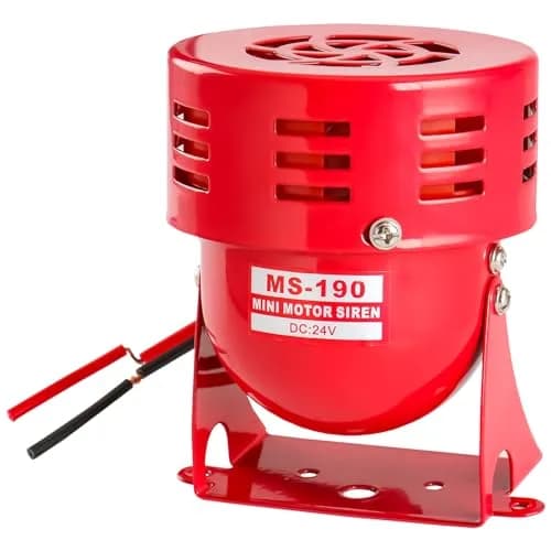 Baomain Alarm Sound Motor High Power Buzzer Siren DC 24V 120DB | 24V DC, 120dB, Wall Mount thumbnail 2