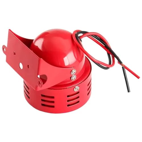 Baomain Alarm Sound Motor High Power Buzzer Siren DC 24V 120DB | 24V DC, 120dB, Wall Mount thumbnail 3