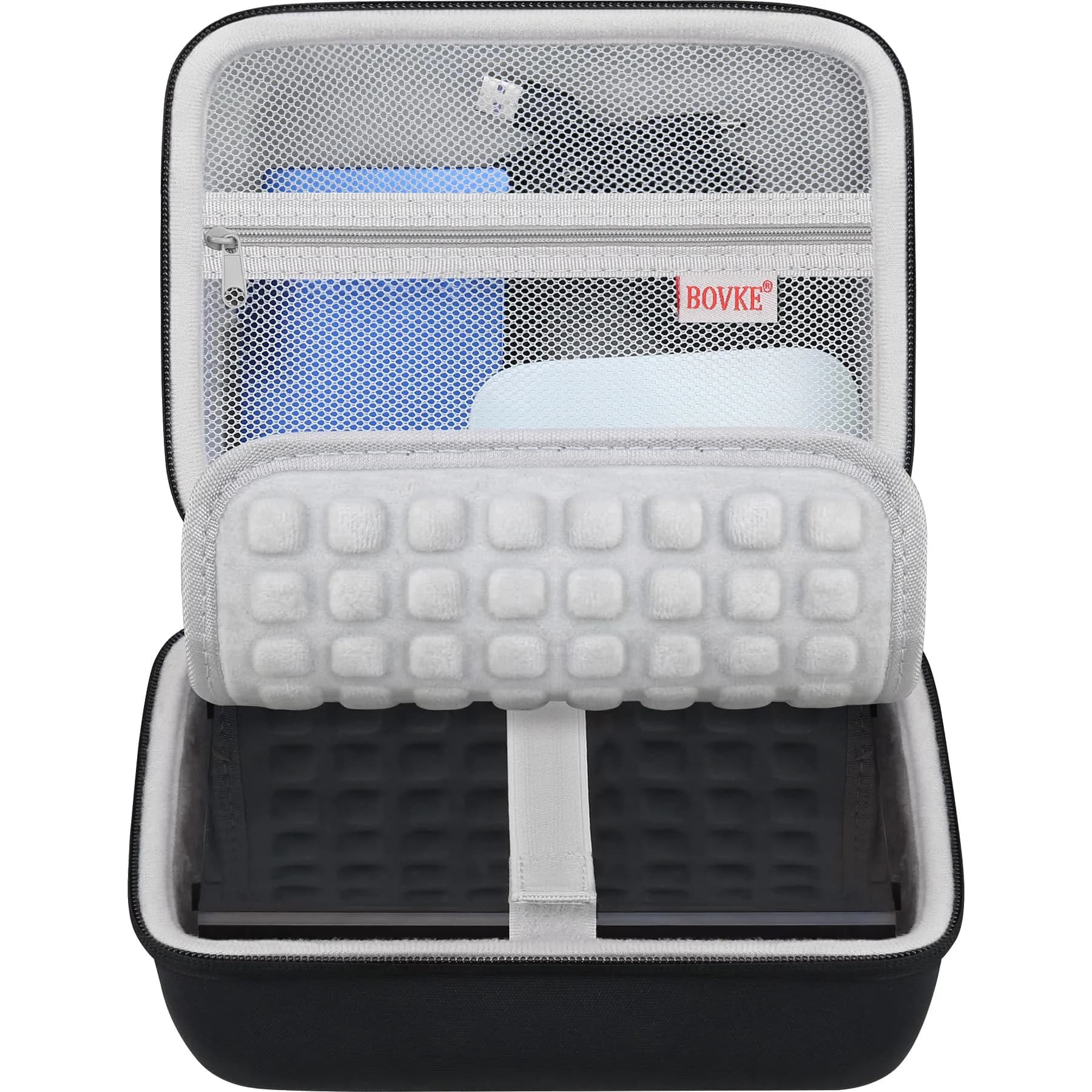 BOVKE Hard Drive Case for Western Digital & Seagate Desktop HDD 6TB-28TB | Shockproof & Durable — Black