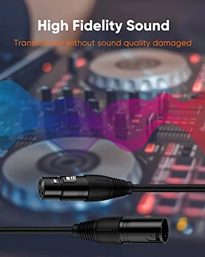 CableCreation 3Pin XLR Male to Female Balanced Microphone Extension Cable | 3 Meters, 10ft, Black thumbnail 5