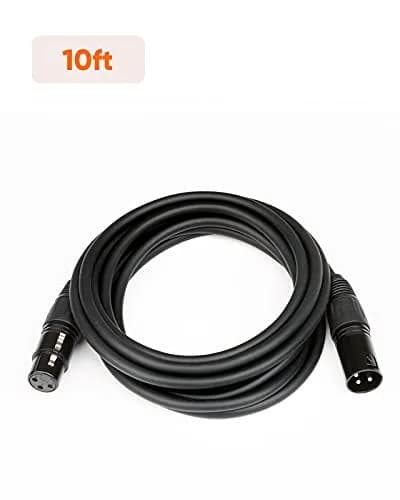 CableCreation 3Pin XLR Male to Female Balanced Microphone Extension Cable | 3 Meters, 10ft, Black thumbnail 7