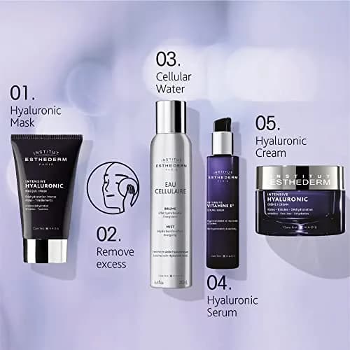 Institut Esthederm Intensive Hyaluronic+ Mask, 75g | Deep Hydration & Wrinkle Plumping thumbnail 8