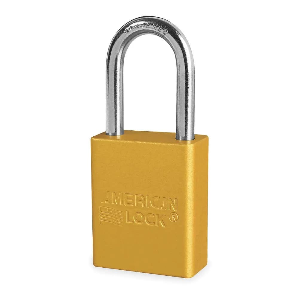 American Lock Padlock 6 Pack | Solid Aluminum Body & 1.5" Shackle for Tough Environments - main product image