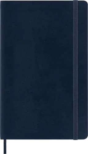Moleskine Classic Notebook Large 5" x 8.25" Dotted Sapphire Blue | Durable Soft Cover for Creative Planning thumbnail 2