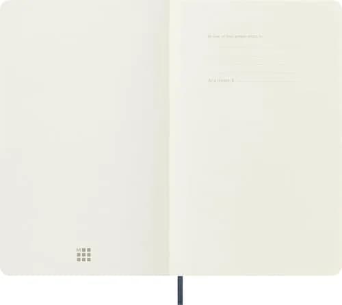 Moleskine Classic Notebook Large 5" x 8.25" Dotted Sapphire Blue | Durable Soft Cover for Creative Planning thumbnail 4