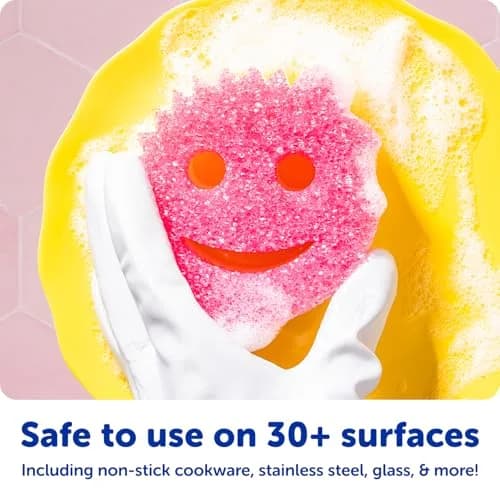 Scrub Daddy Scrub Mommy Sponges (3 Count) | Dual-Sided Cleaning for Kitchen & Bathrooms thumbnail 5