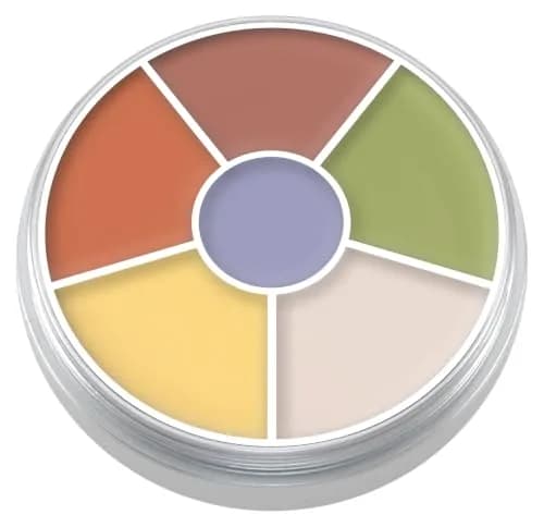 Kryolan Concealer Circle No.5 | Full Coverage 6-Color Cream Palette for All Skin Types thumbnail 1