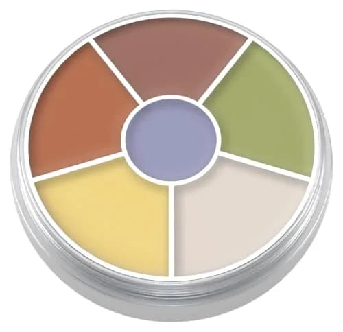 Kryolan Concealer Circle No.5 | Full Coverage 6-Color Cream Palette for All Skin Types thumbnail 2