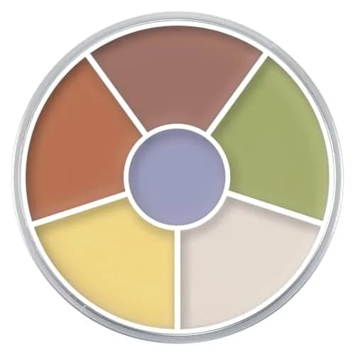 Kryolan Concealer Circle No.5 | Full Coverage 6-Color Cream Palette for All Skin Types thumbnail 3